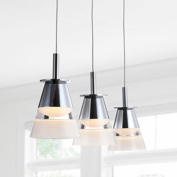 Alain Adjustable Metal Integrated LED Pendant - JONATHAN Y